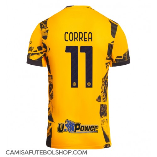 Camisa de time de futebol Inter Milan Joaquin Correa #11 Replicas 3º Equipamento 2024-25 Manga Curta